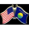 MONTANA PIN STATE FLAG USA FRIENDSHIP FLAGS PIN